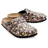 Birkenstock Camden September Flowers Blk by 