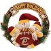 SC Sports Washington Redskins Snowman Wreath