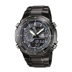 Casio Edifice Herren-Armbanduhr Analog / Digital Quarz EFA-131BK-1AVEF