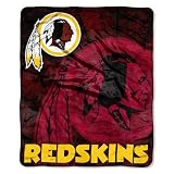 Washington Redskins NFL Royal Plush Raschel Blanket (Roll Out Series) (50x60")