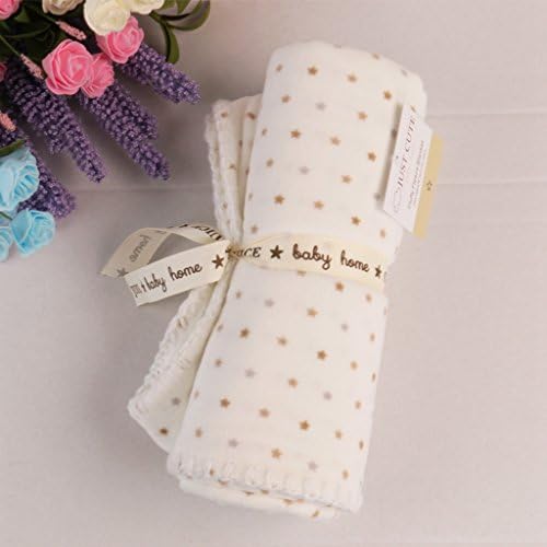 Cutie Pie Baby Baby Girls Plush Velboa Ultra Soft Nursery Blanket 40 x 30, Cute Flower