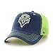 MLS Seattle Sounders FC Taylor Closer Stretch Fit Hat, One Size, Timber Blue