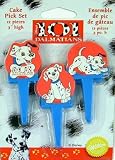 Disney - 101 Dalmations Cake Decorating Pick Set - 12 Pieces
