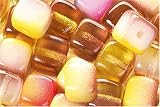 G&uuml;termann / KnorrPrandell 2209934 - Glasw&uuml;rfel-Mix topas, 20 St&uuml;ck/Dose
