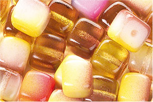 G&uuml;termann / KnorrPrandell 2209934 - Glasw&uuml;rfel-Mix topas, 20 St&uuml;ck/Dose