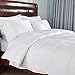 Home Elements Peace Nest - Lightweight Down Comforter Duvet Insert Cotton 550 Fill Power, White, Twin Size