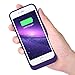 iPhone 6 Battery Case Charger External Battery Backup Charger Case 3500mAh with Kickstand for iPhone 6/6S by Kujian (Purple)