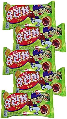 Choco Home Run Ball Classic Korean Snack × 5