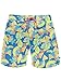 Men's Toucan Print Swim Trunks - Short Neon Swim Trunks
