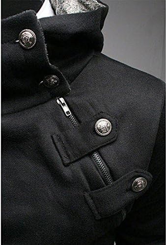 Leno Fashion Men's Oblique Zipper Hoodie Cosplay Costume Top Coat Jacket