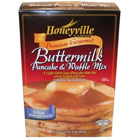 Buttermilk Pancake and Waffle Mix - 12 Box Case by Honeyville Farms