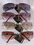 Designer Style Rimless Fashion Sunglasses - Clearance Sale !