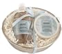 Gourmet Kitchen By Upper Canada Gourmet Kitchen Round Mesh Basket Gift Set, Mint Sake