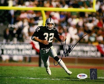 Autographed/Hand Signed Marcus Allen Oakland Raiders 8x10 Photo