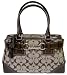 AUTHENTIC COACH HAMPTONS SIGNATURE MEDIUM CARRYALL 12297 (Khaki/Mahogany)
