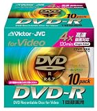VICTOR 10VD-R120D 録画用DVD‐Rディスク