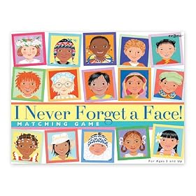 eeBoo I Never Forget a Face Memory Game by eeBoo