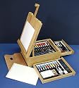 Royal 150 Pc All Media Artists Wooden Box/Table Easel Set