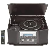 TEAC GF450K7 Turntable Cassette CD Recorder and Radio (Black)