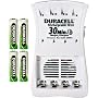Duracell CEF90NC 30 Minute Charger with 4 AA NiMH Rechargeable Batteries