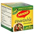 Maggi Vegetable Bouillon Cubes, 3-Ounce Unit, 25 Count Boxes (Pack of 12)