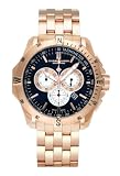 Chase-Durer Men's Crossfire 18K Rose Gold-Plated Stainless Steel Chronograph Watch #850.8BRG