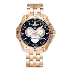 Buy Chase-Durer Mens 850.8BRG Crossfire 18K Rose Gold-Plated Stainless Steel Chronograph Watch by Chase-Durer