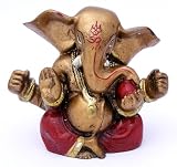 from Valuezone Red & Gold Hindu God Ganesh Statue