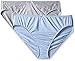 Ellen Tracy Women's 2 Pack Microfiber Hi Cut Brief with Lace Panty