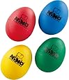 Nino Percussion NINOSET540 Plastic Egg Shakers, 4 Assorted Colors (Pack of 4)