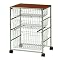 Wire 3-Drawer High Storage Tower