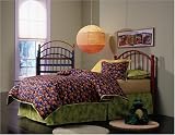Campton Full Headboard only in Red Finish By Fashion Bed Group