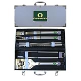 Oregon Ducks 8pc. BBQ Set w/Case - NCAA College Athletics - Fan Shop Sports Team Merchandise