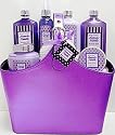 Bain D'esprit Bath Collection - Lavender Vanilla Spa Basket Christmas Gift Idea for Her, Birthday Gift Idea for Her