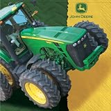 Designware John Deere Beverage Napkin, 16-Count Packages (Pack of 6)