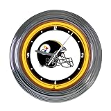 Pittsburgh Steelers 15 inch Neon Clock Amazon.com