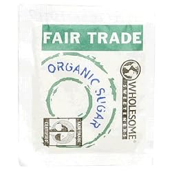 Wholesome Sweeteners Fair Trade Organic Sugar, Individual Packets (Pack of 1000)