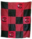South Carolina Gamecocks Patchwork Quilt Blanket