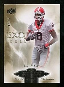 2010 Exquisite Collection Draft Picks #ERAG A.J. Green /99 - Upper Deck Certified - NFL Autographed Football Cards