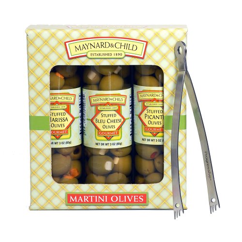 If it weren't for the Martini Olive gift pack - Variety Stuffed Olives, Cocktail Napkins and Tongs