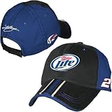Checkered Flag Kurt Busch Center Stripe Cap