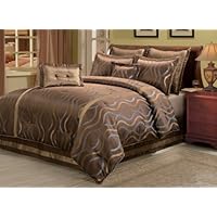 Central Park Hour Glass 8-Piece Queen Comforter Set