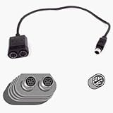 1ft IBM Thinkpad Laptop Y PS2 Din6m/2-din6f Splitter Keyb/mouse