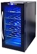 NewAir AW-180E Space Saver 18 Bottle Thermoelectric Wine Cooler, Black