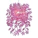 Floral Ceiling Pendant Shade, Pink