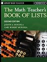 The Math Teacher's Book Of Lists: Grades 5-12, 2nd Edition