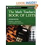 The Math Teacher's Book Of Lists: Grades 5-12, 2nd Edition