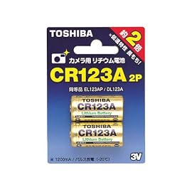 TOSHIBA CR123AG 2P カメラ用リチウムパック電池