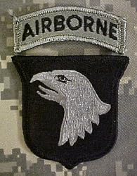 101st Airborne Division ACU Patch with Airborne Tab