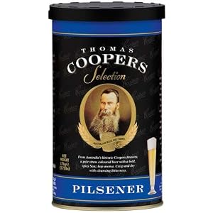 Complete Coopers Brewery Pilsener Beer Kit Package